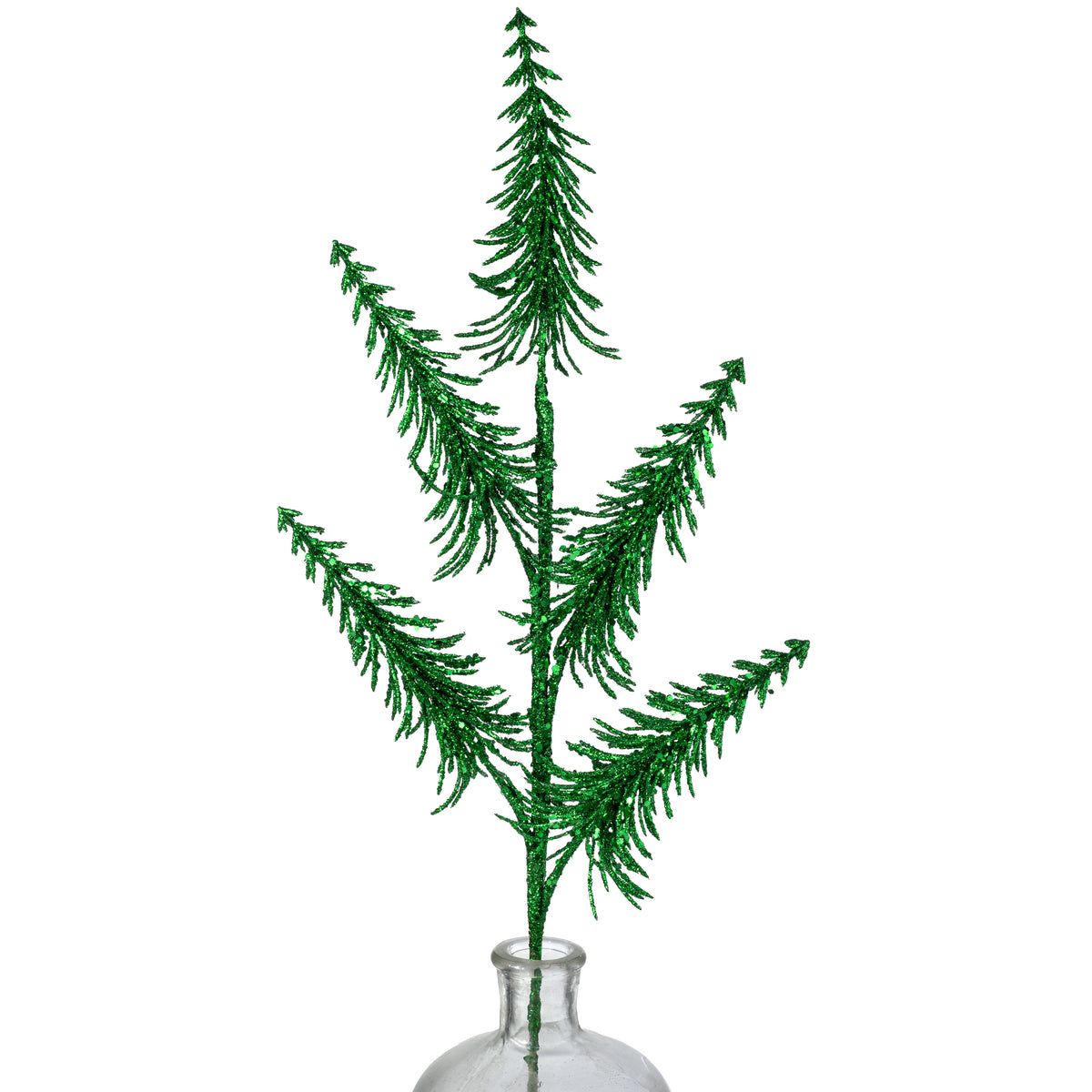 29" Glittered Christmas Trees Spray