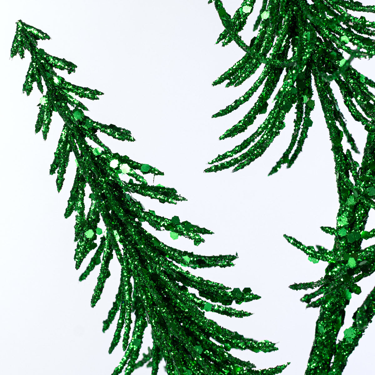 29" Glittered Christmas Trees Spray