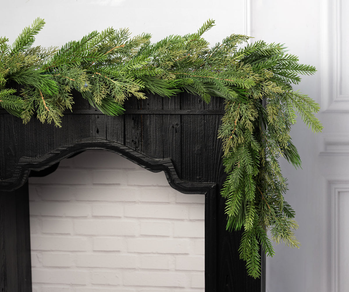 72" Belgium Pine Garland: Evergreen (54 Tips)