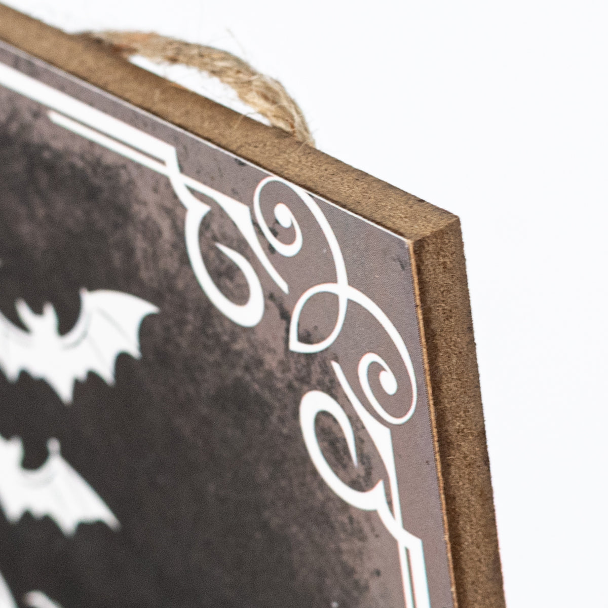 12" Wooden Sign: Fright This Way