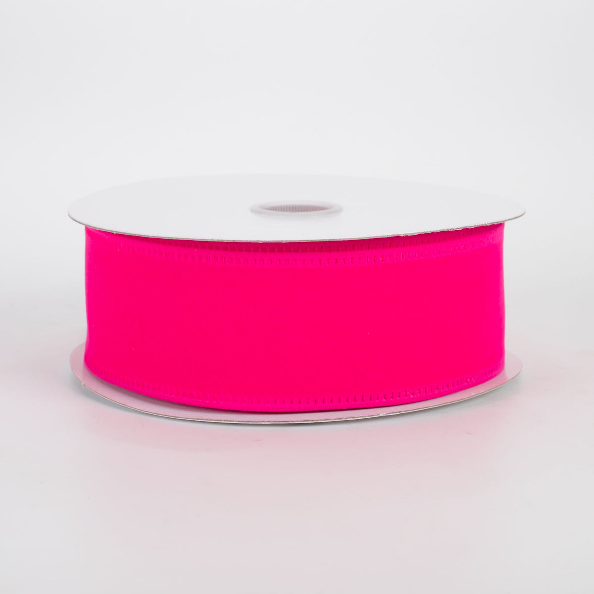 1.5" Value Velvet Ribbon: Neon Hot Pink (10 Yards)