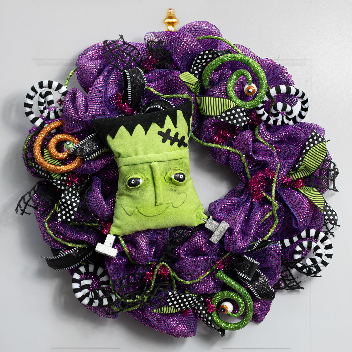 10" Canvas Frankenstein Ornament
