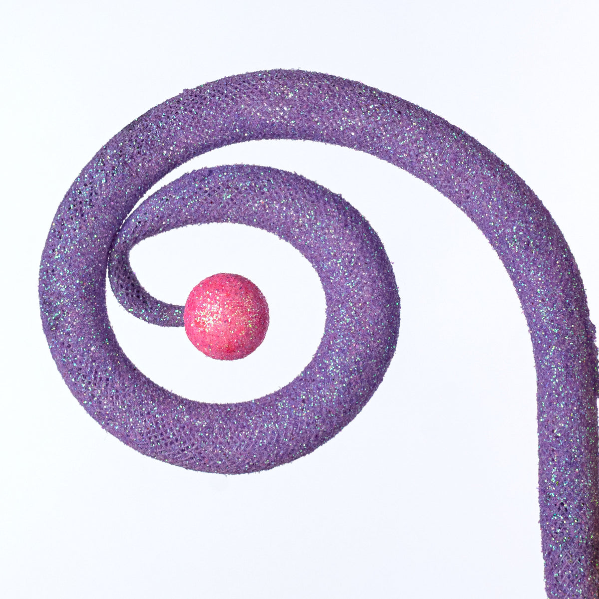 28" Spiral Curly Spray: Pink & Lavender