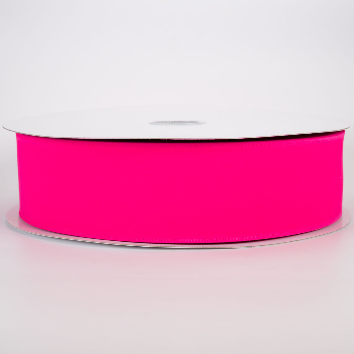 2.5" Value Velvet Ribbon: Neon Hot Pink (50 Yards)