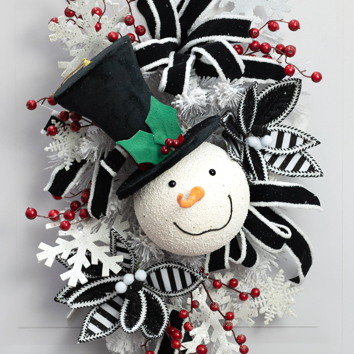 14" Snowman Head Ornament