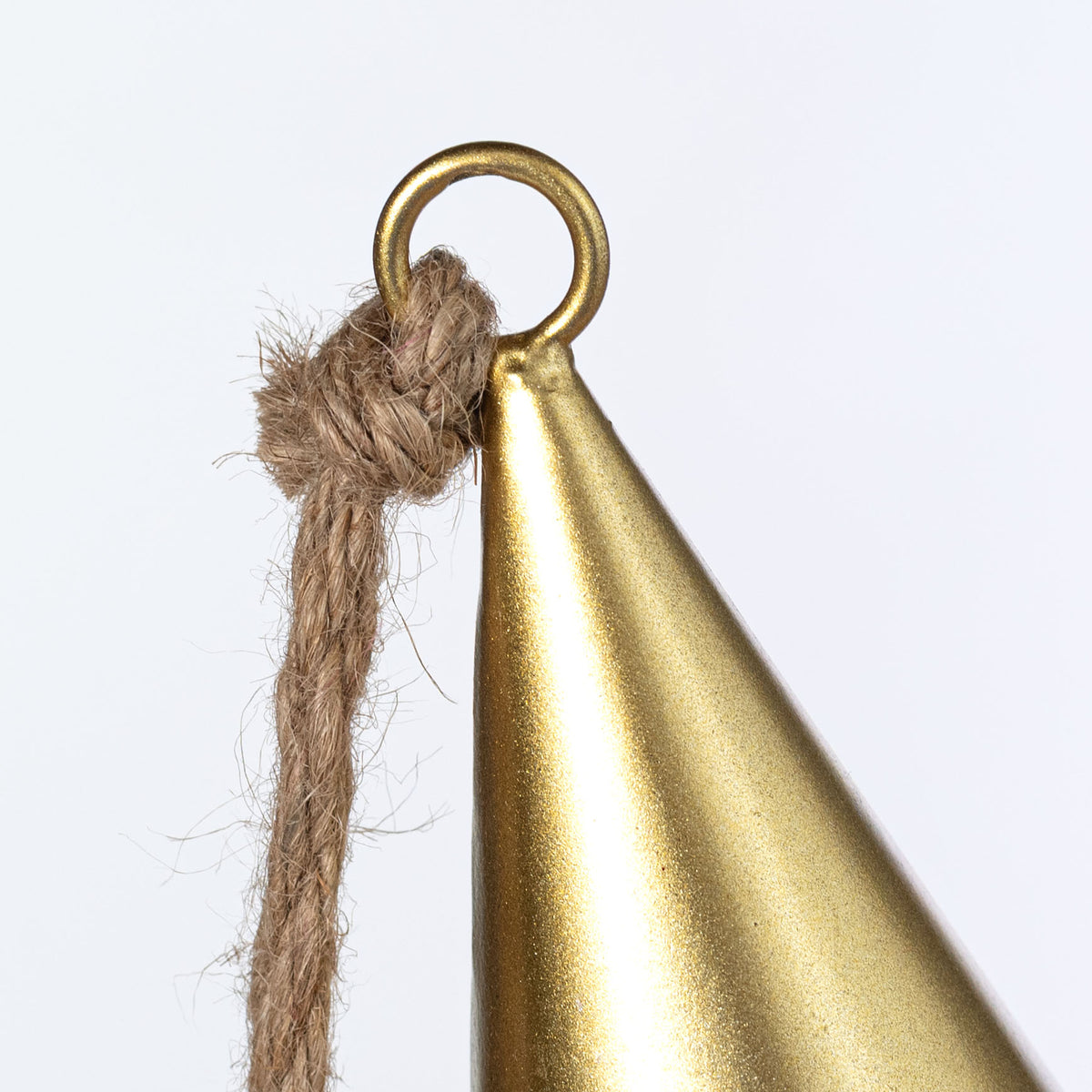 16" Hanging Agogo Bell Cluster: Shiny Gold