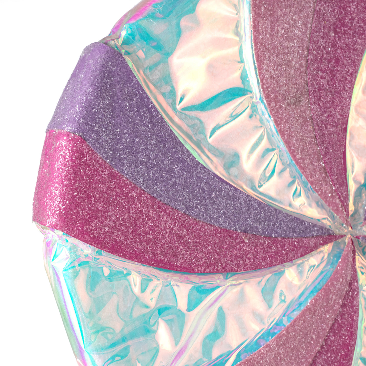 13" x 33" Iridescent Lollipop Pick: Pink & Purple
