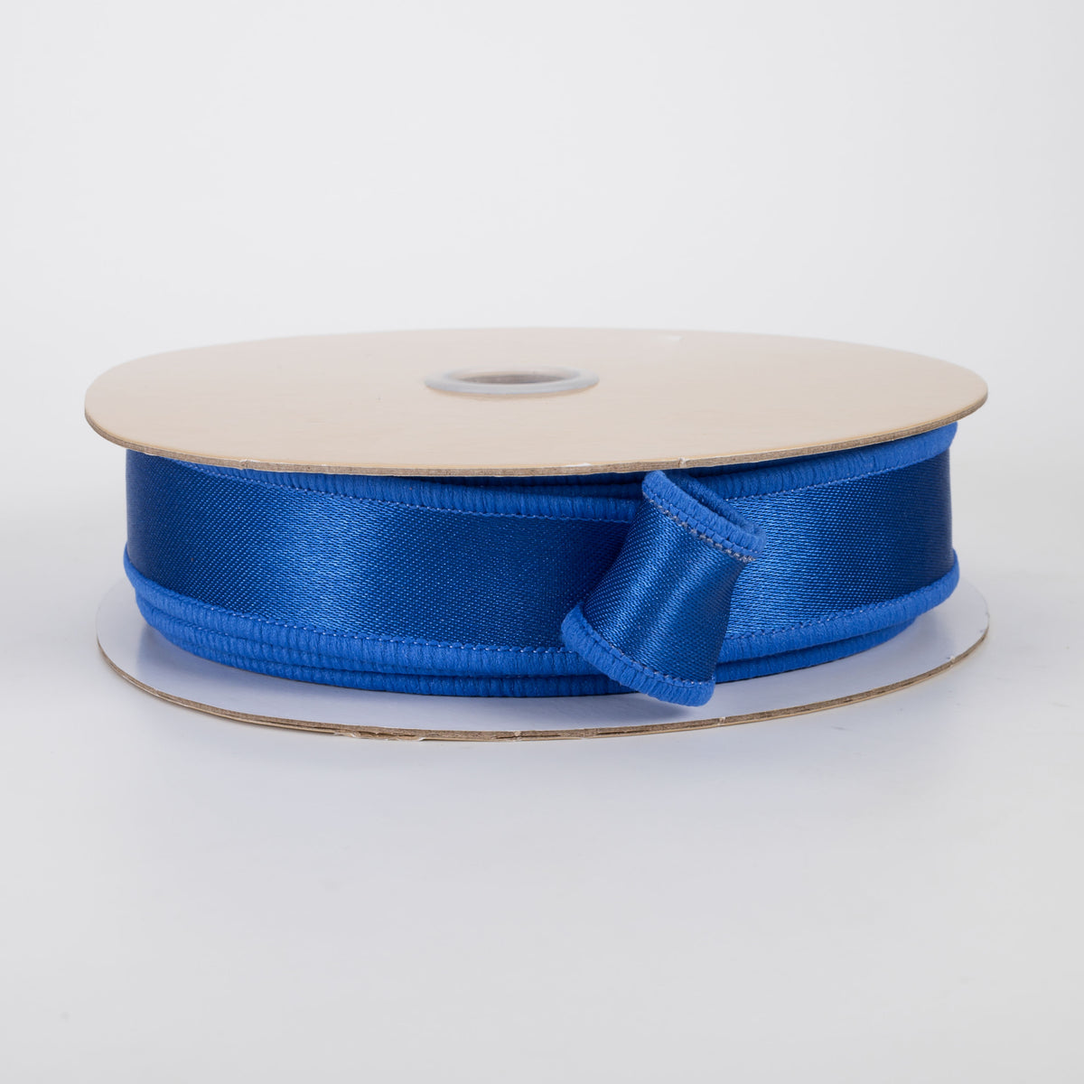 7/8" Double Sided Fused Satin Ribbon: Royal Blue (10 Yards)