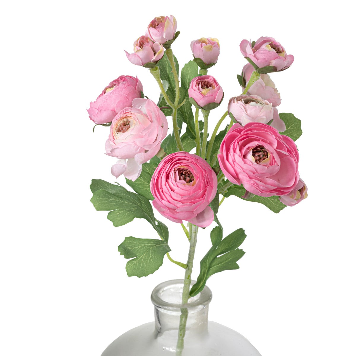 21" Ranunculus Spray: Pink