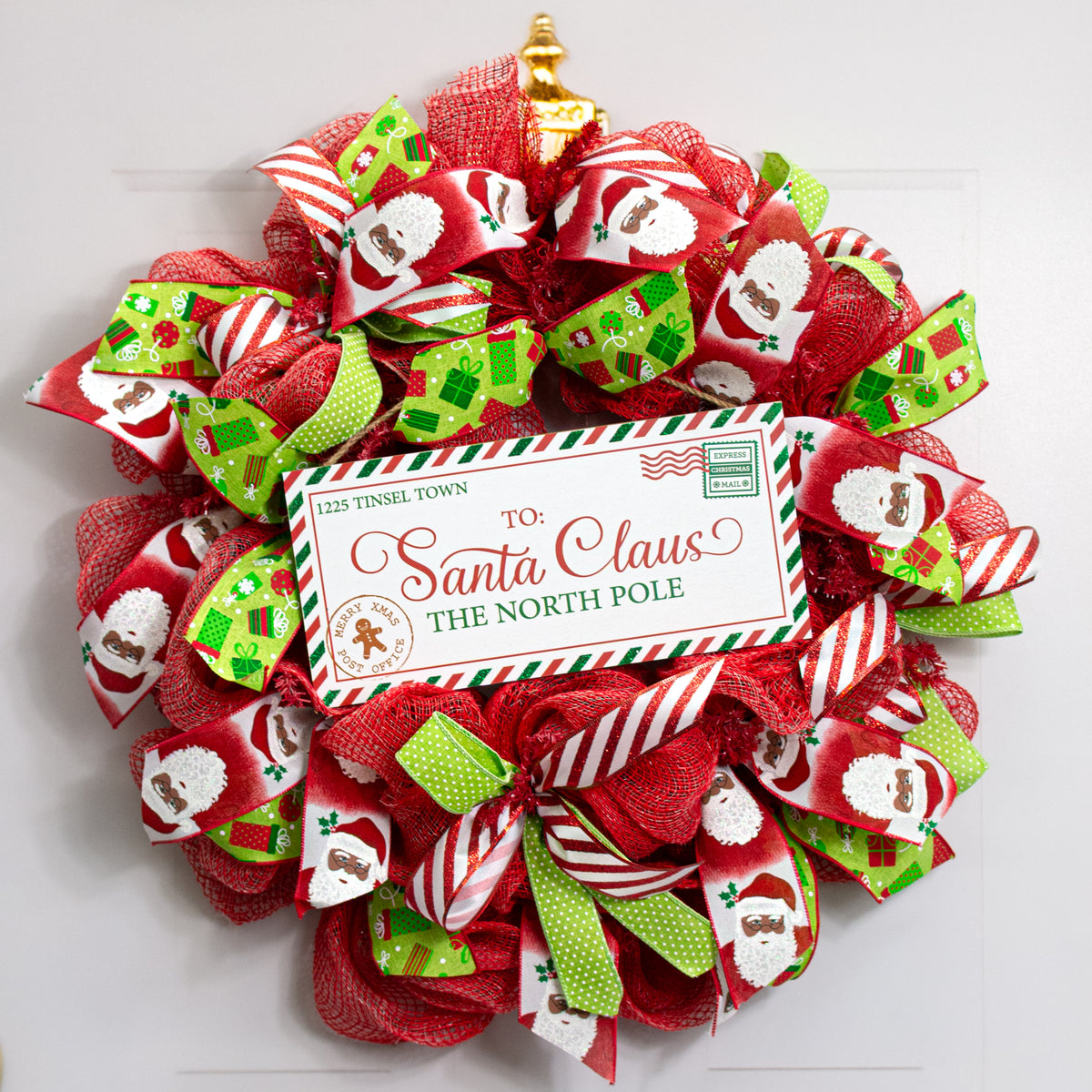 12" Wooden Sign: Letter to Santa Clause