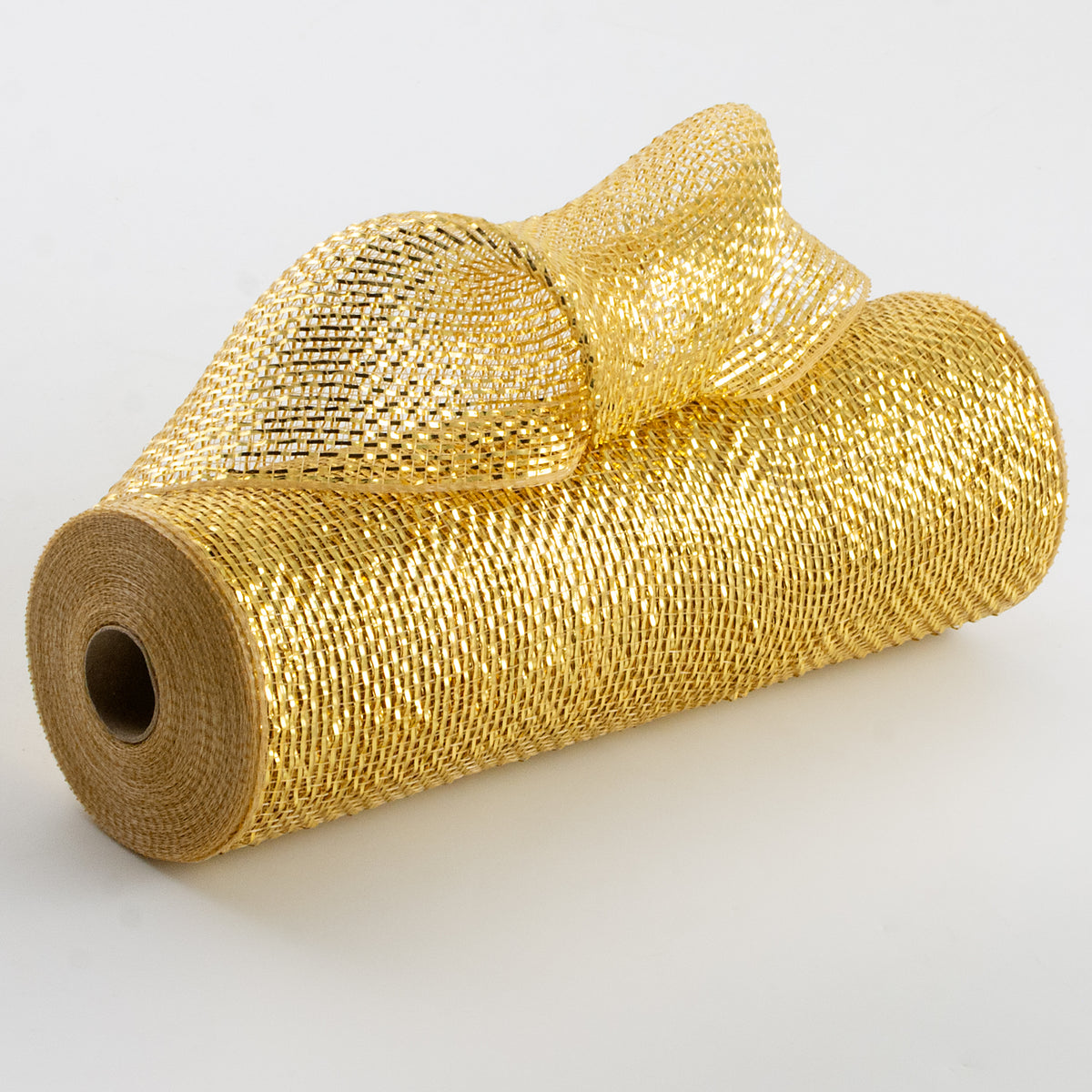 10" All Foil Metallic Mesh: Gold
