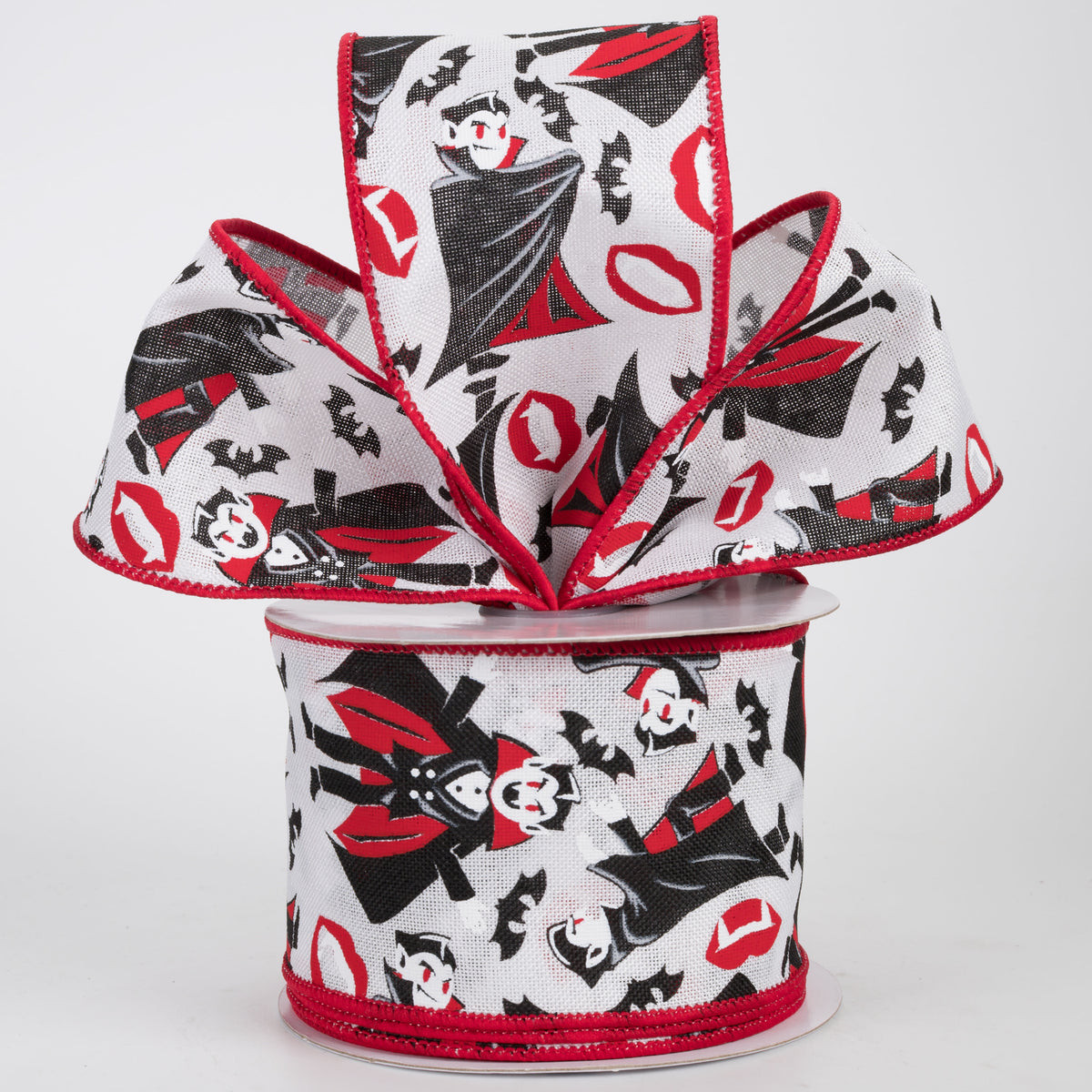 2.5" Vampires, Bats & Fangs Ribbon (10 Yards)