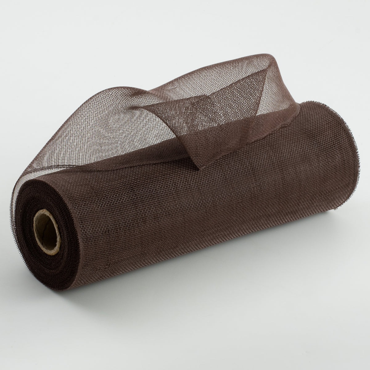 10" Fine Weave Deco Mesh: Chocolate Brown