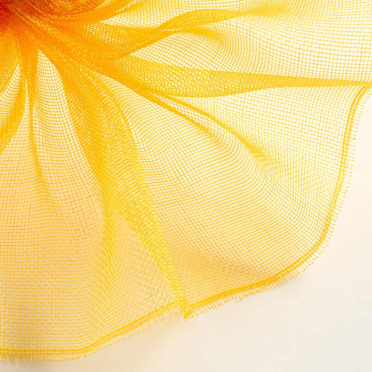 10" Fine Weave Deco Mesh: Bright Golden Yellow