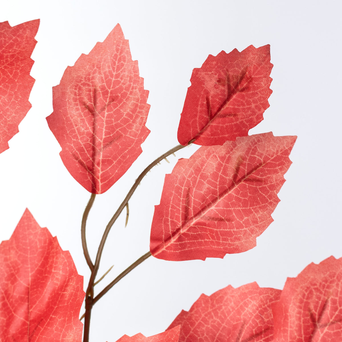 28" Rose Leaf Sprays: Red (12)