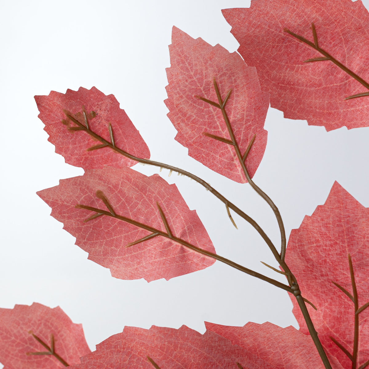 28" Rose Leaf Sprays: Red (12)