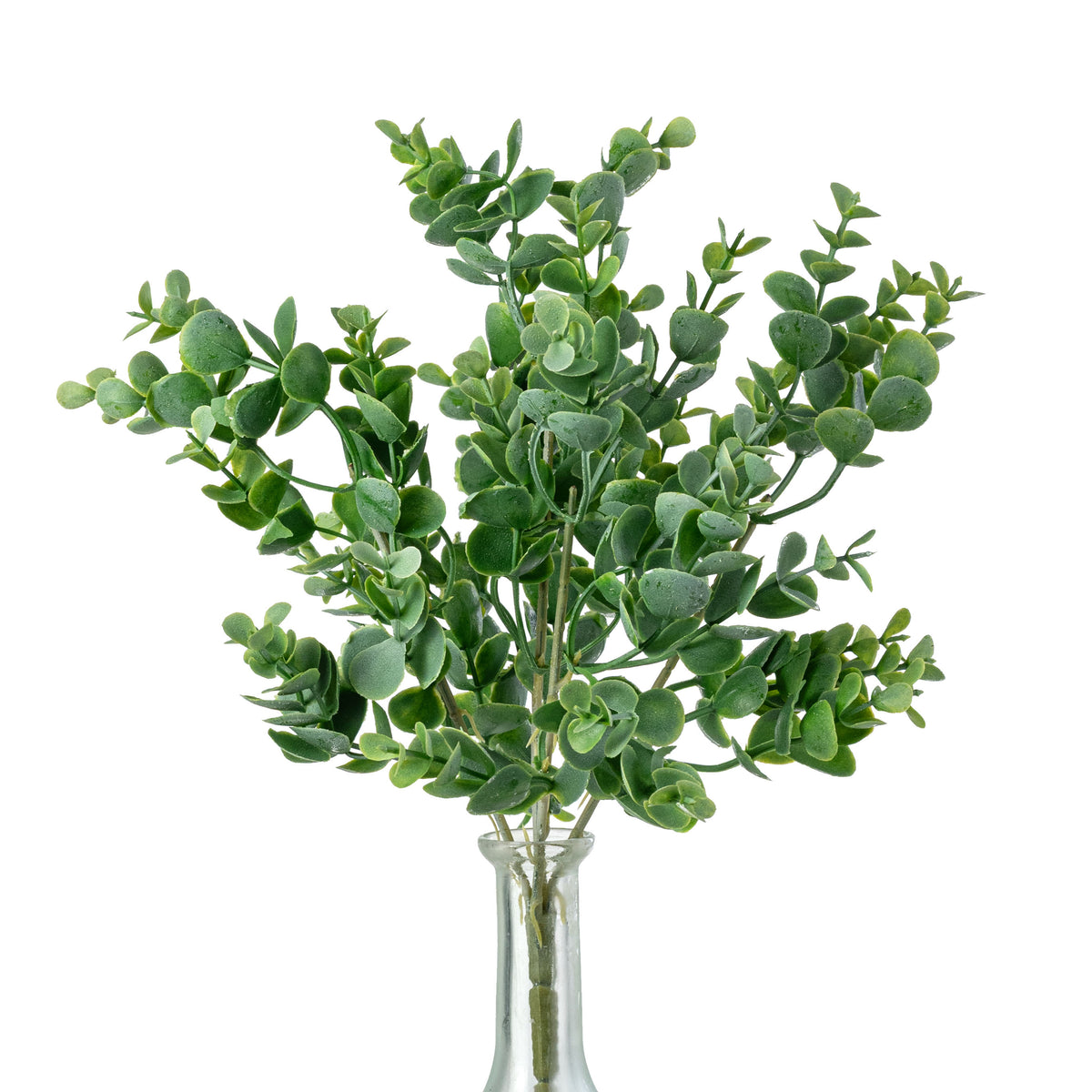 14" Eucalyptus Bush: Dusty Green (5 Stem)