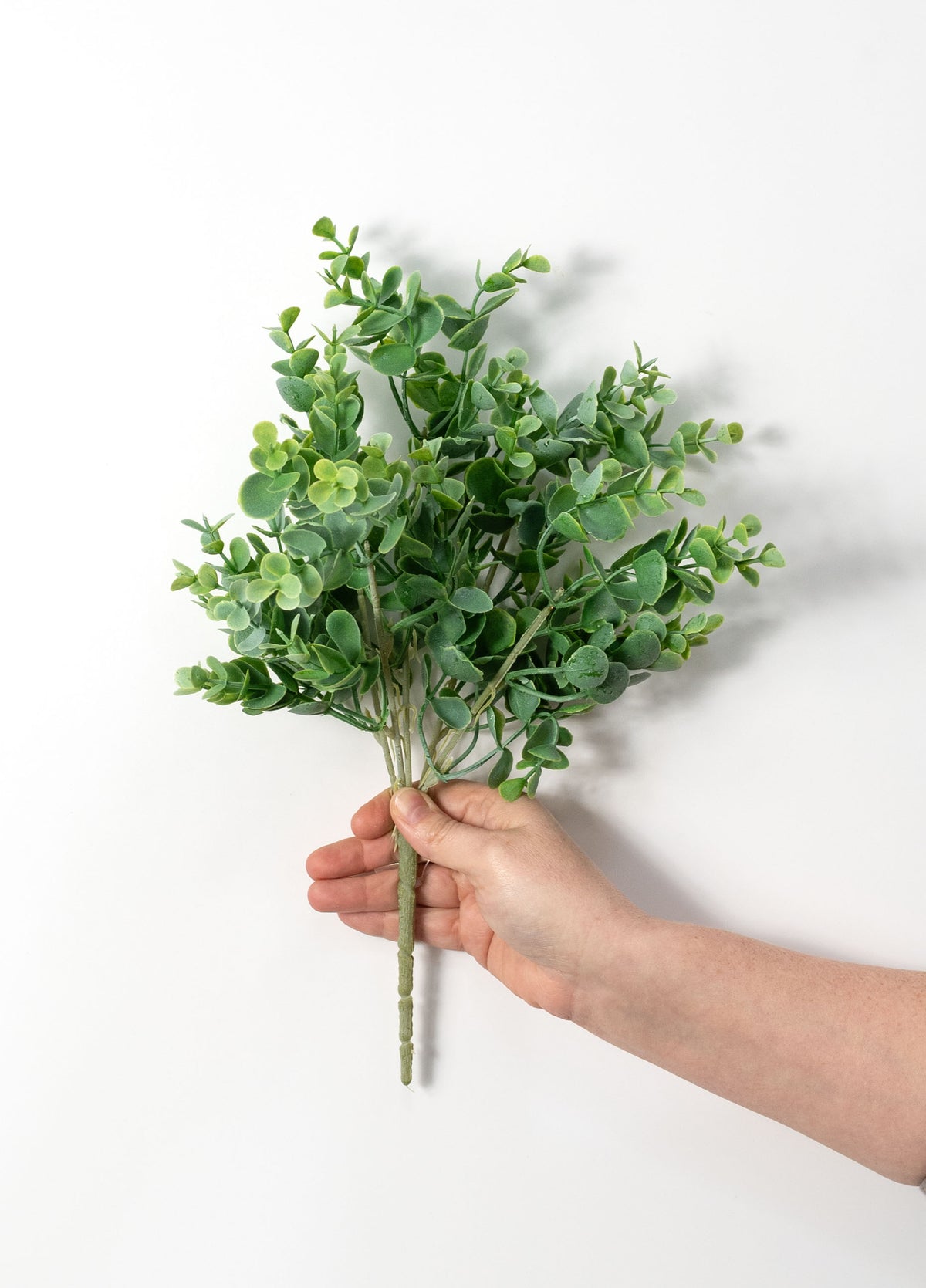 14" Eucalyptus Bush: Dusty Green (5 Stem)
