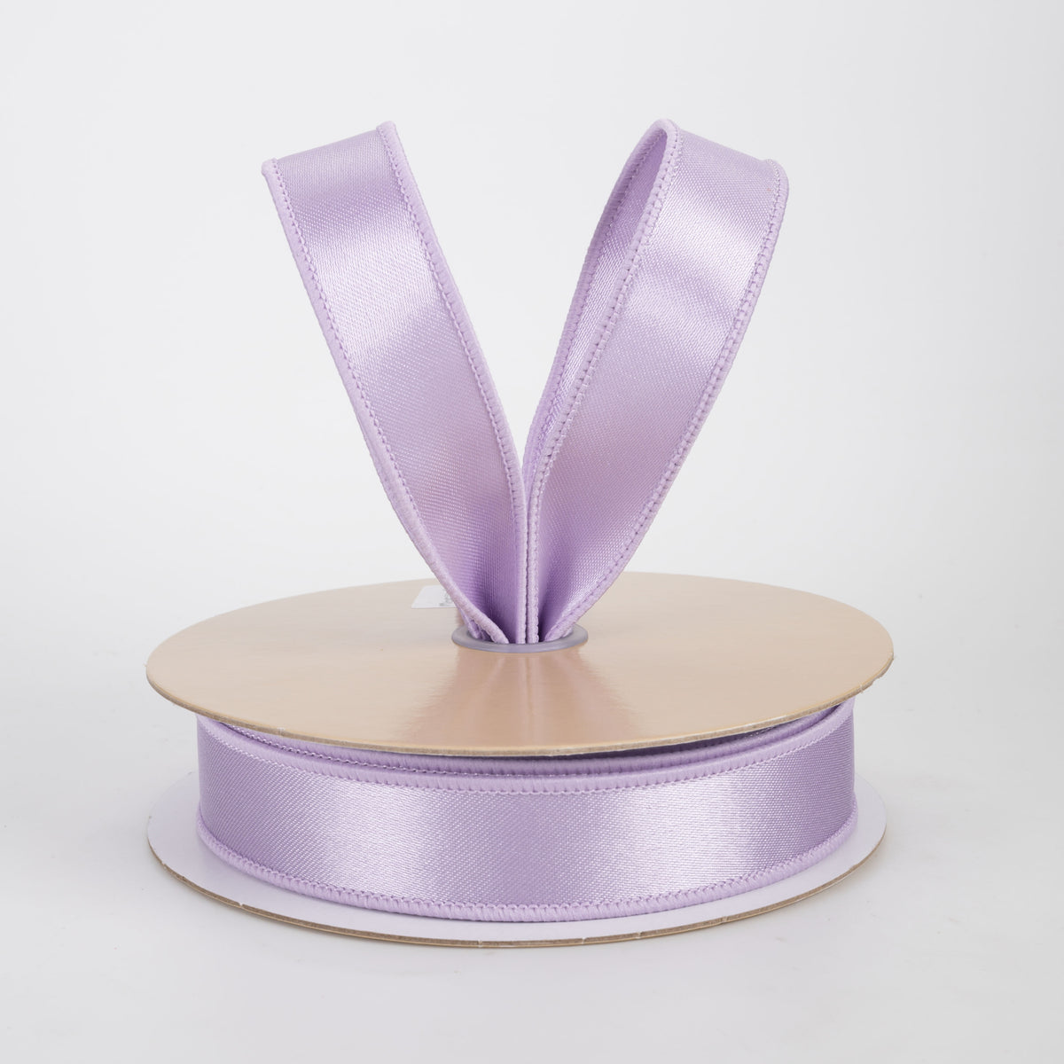 7/8" Double Sided Fused Satin Ribbon: Lavender (10 Yards)