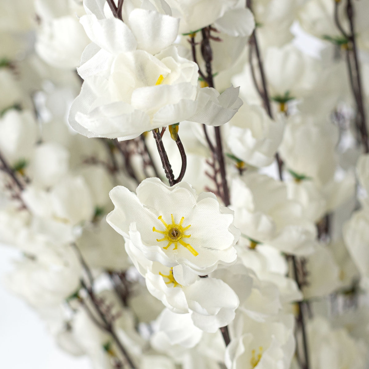 25" Cherry Blossom Bush: Cream (18 Stem)