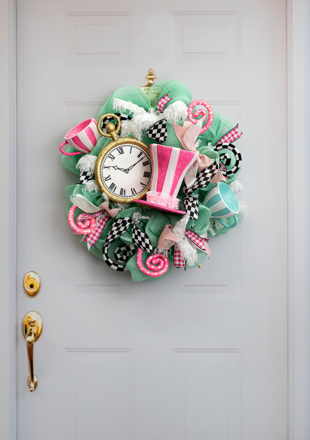 24" Stopwatch Clock Pick: Gold Glitter