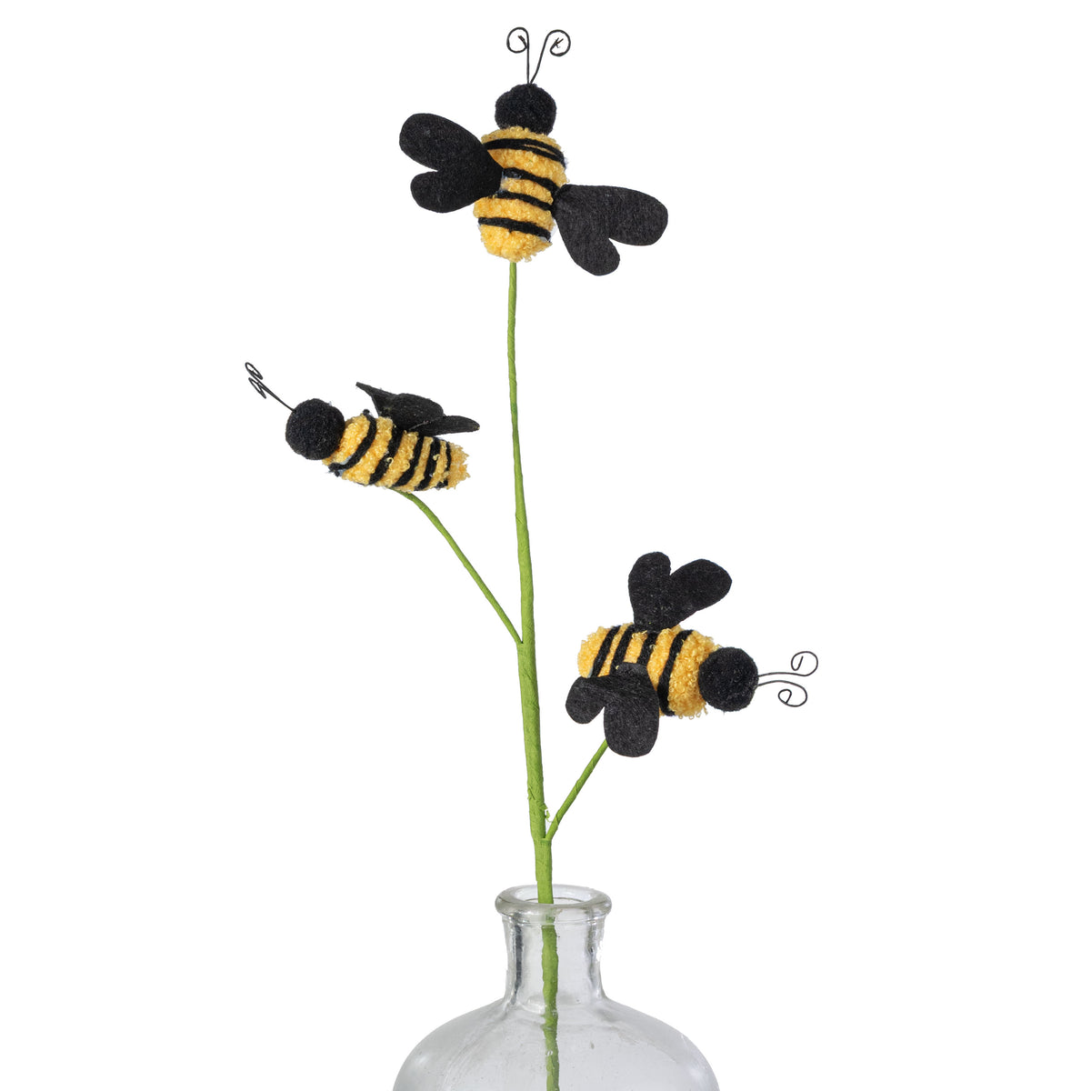 23" Fuzzy Bumble Bee Spray
