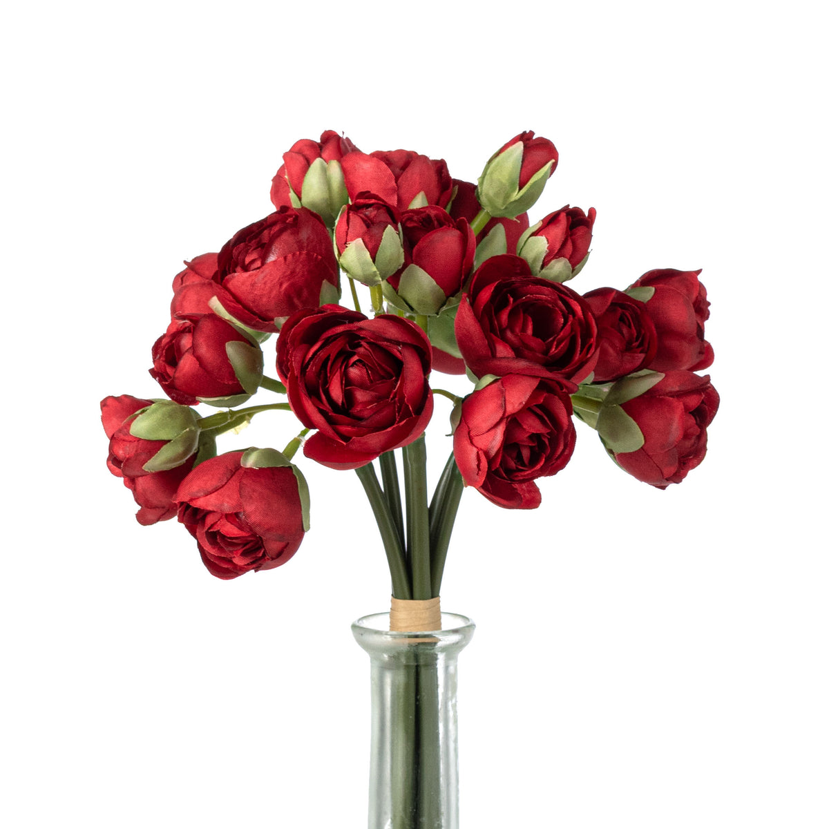 11" Mini Rose Bundle: Red