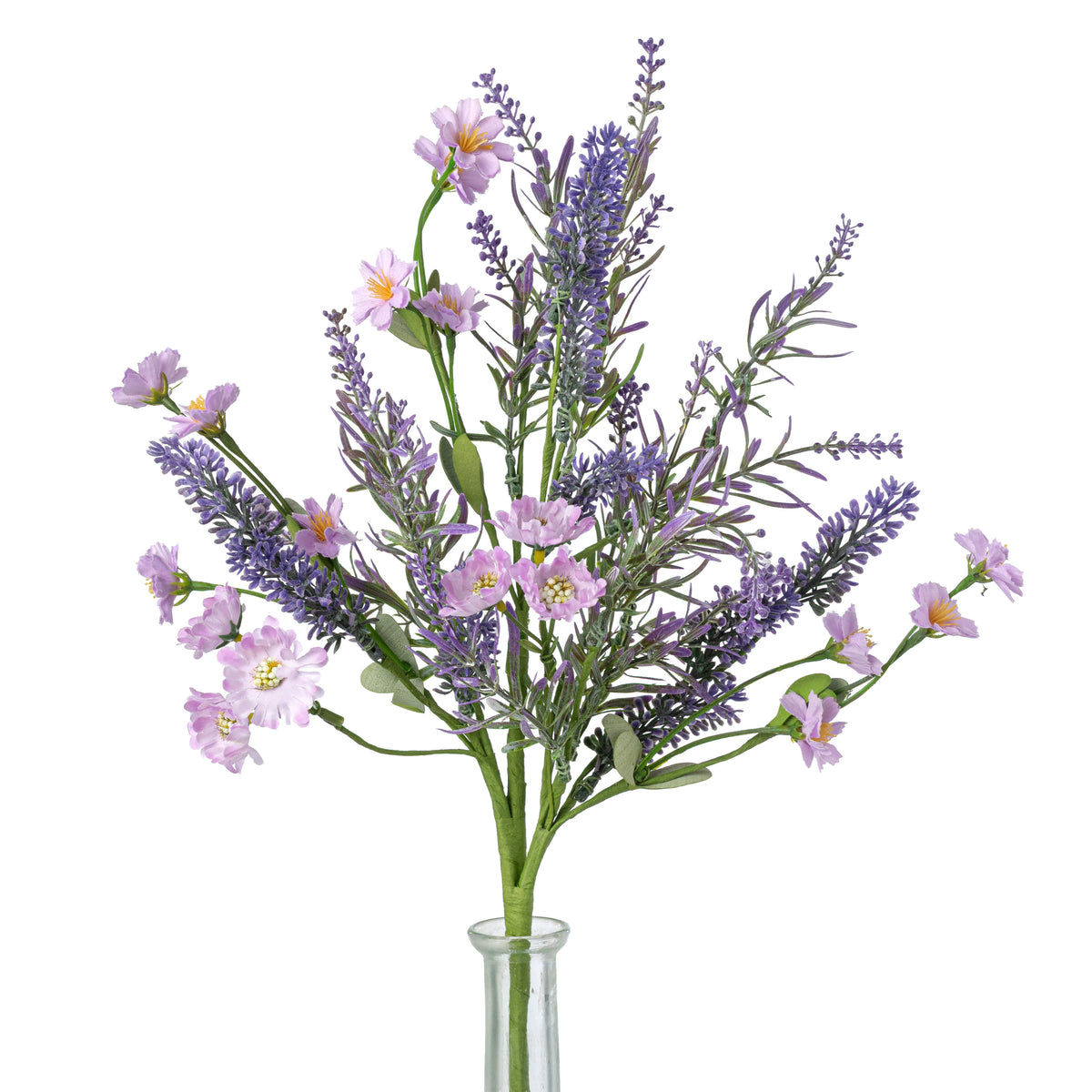 18" Lavender & Wildflowers Filler Pick: Lavender Purple