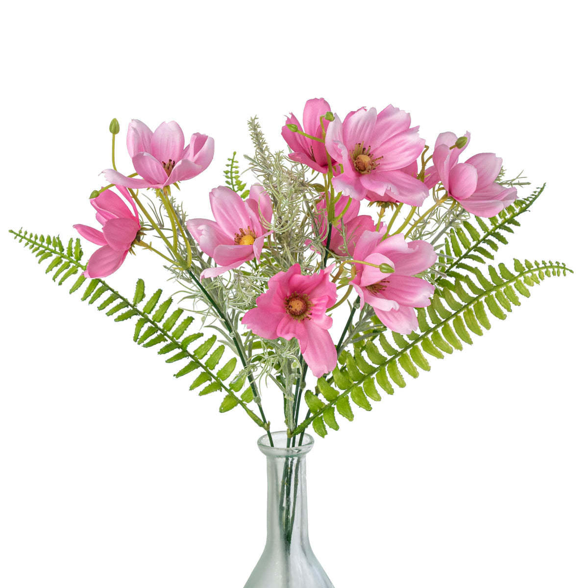 16" Cosmos Bush: Pink (5 Stem)