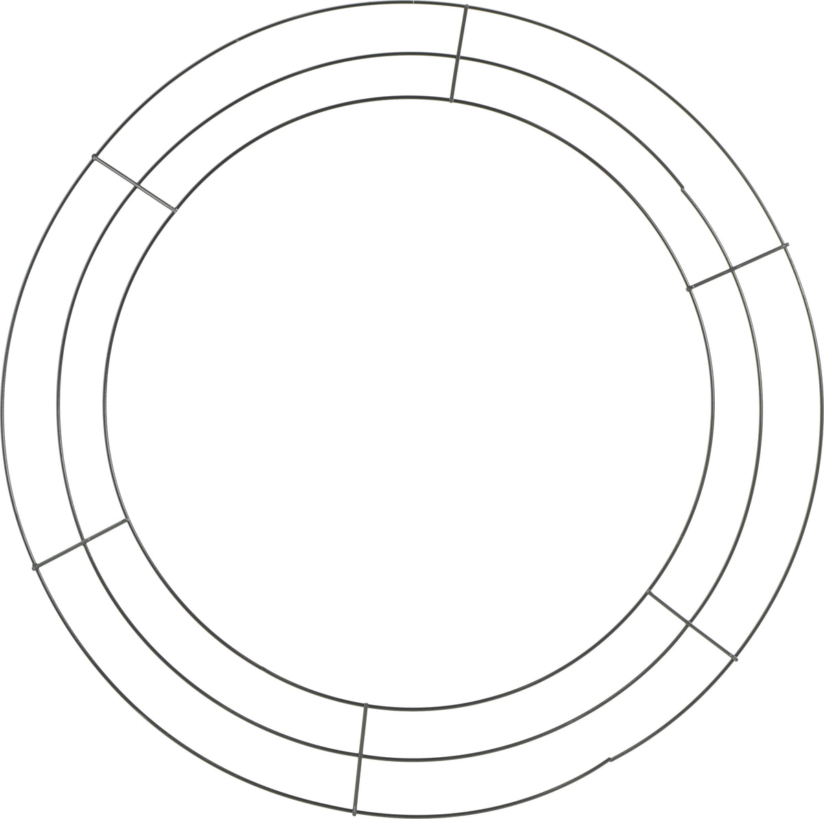 20-inch Wire Wreath Form: 3-Wire Black Item Number: MD005702