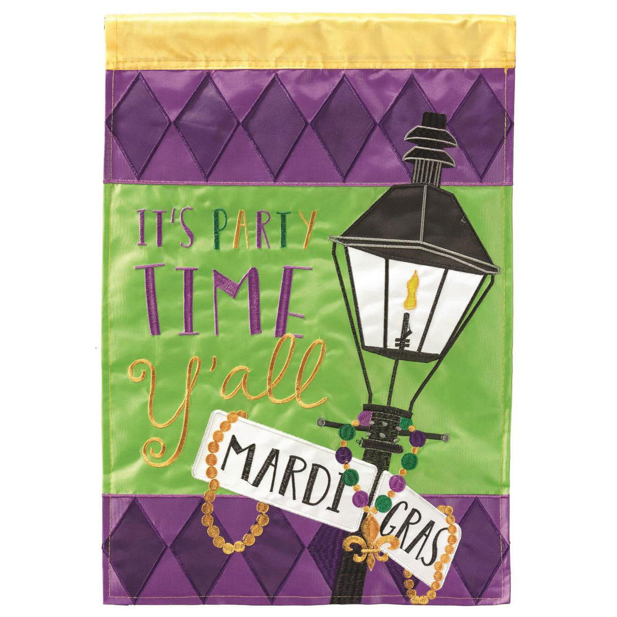 It's Party Time Y'all Gas Lantern Large Flag Item Number: M001590