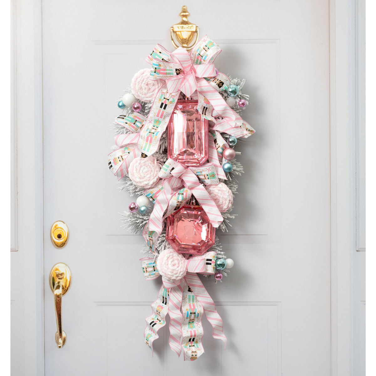 6" Jewel Gem Ornament: Pink Lifestyle Photo