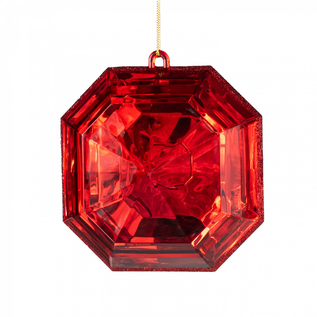 6" Jewel Gem Ornament: Red Item Number: 208033