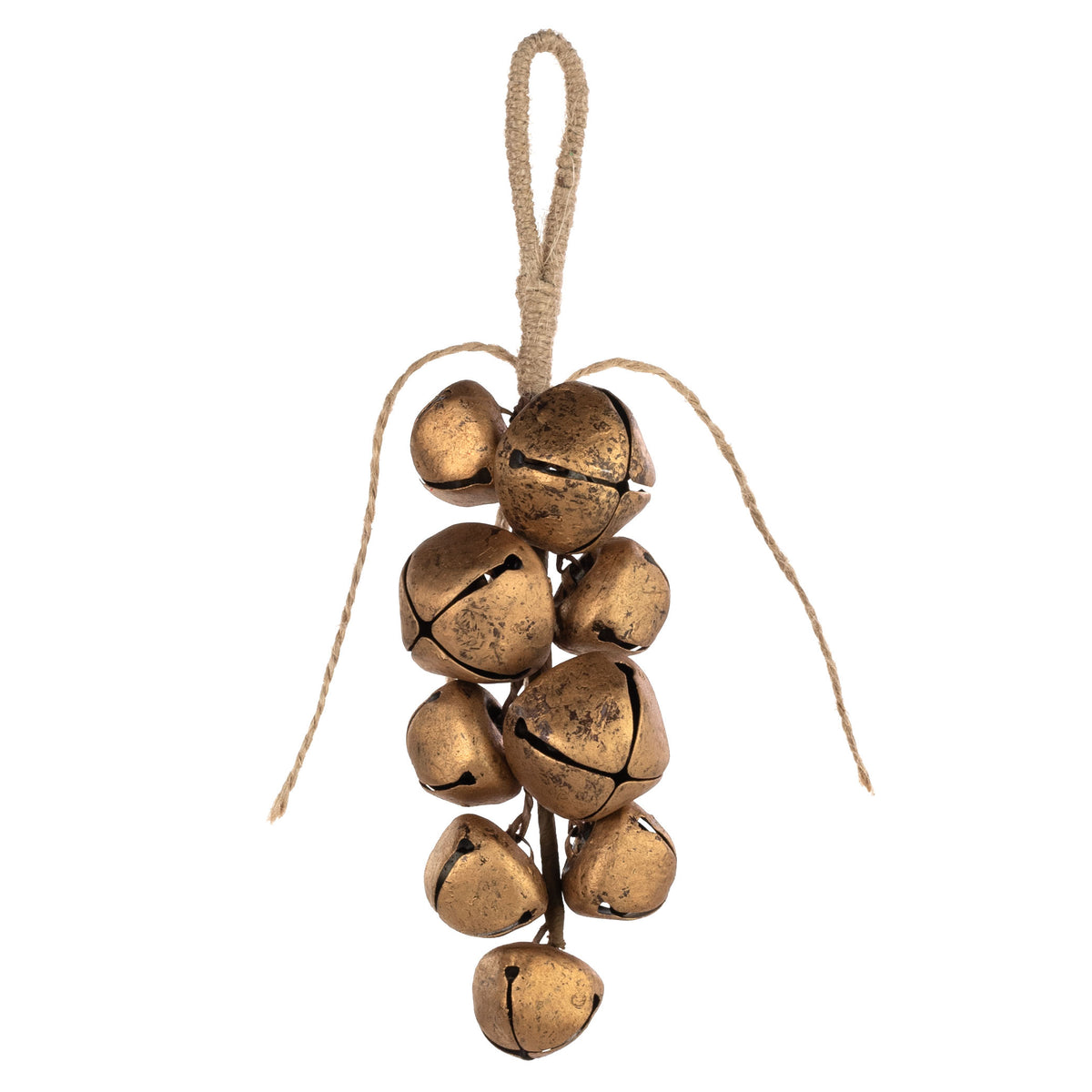 8" Jingle Bell Hanger Ornament: Antique Gold Item Number: 235667