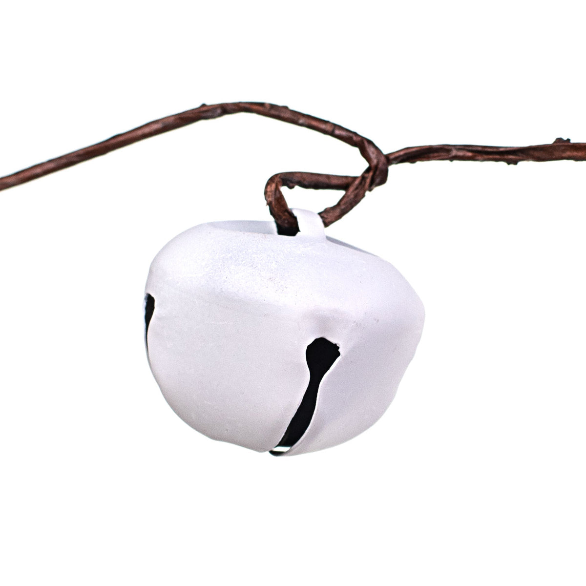 31" Jingle Bell Spray: Matte White Lifestyle Photo