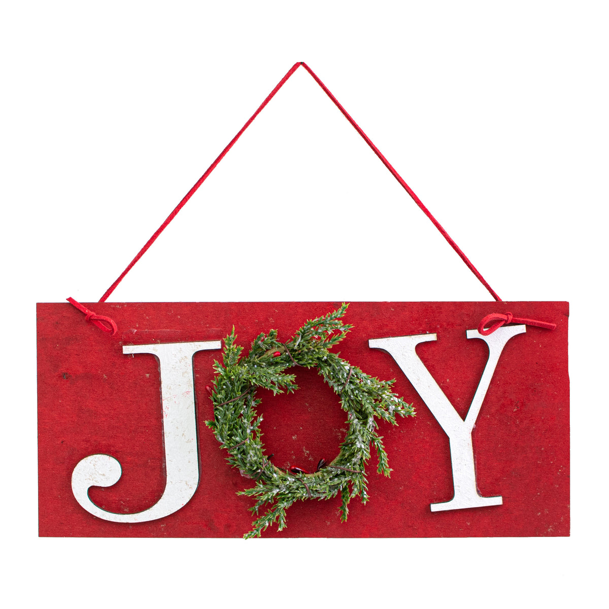 10" Joy Holly Wreath Ornament Item Number: 156509