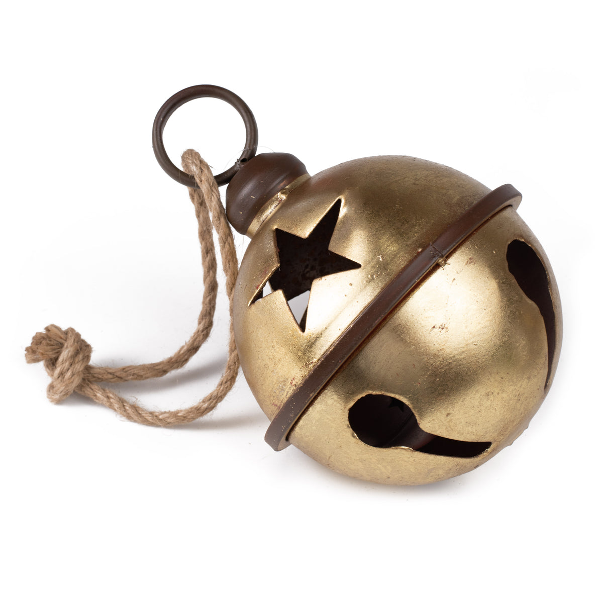 7" Jumbo Jingle Bell: Antique Gold Leaf Item Number: XC423842