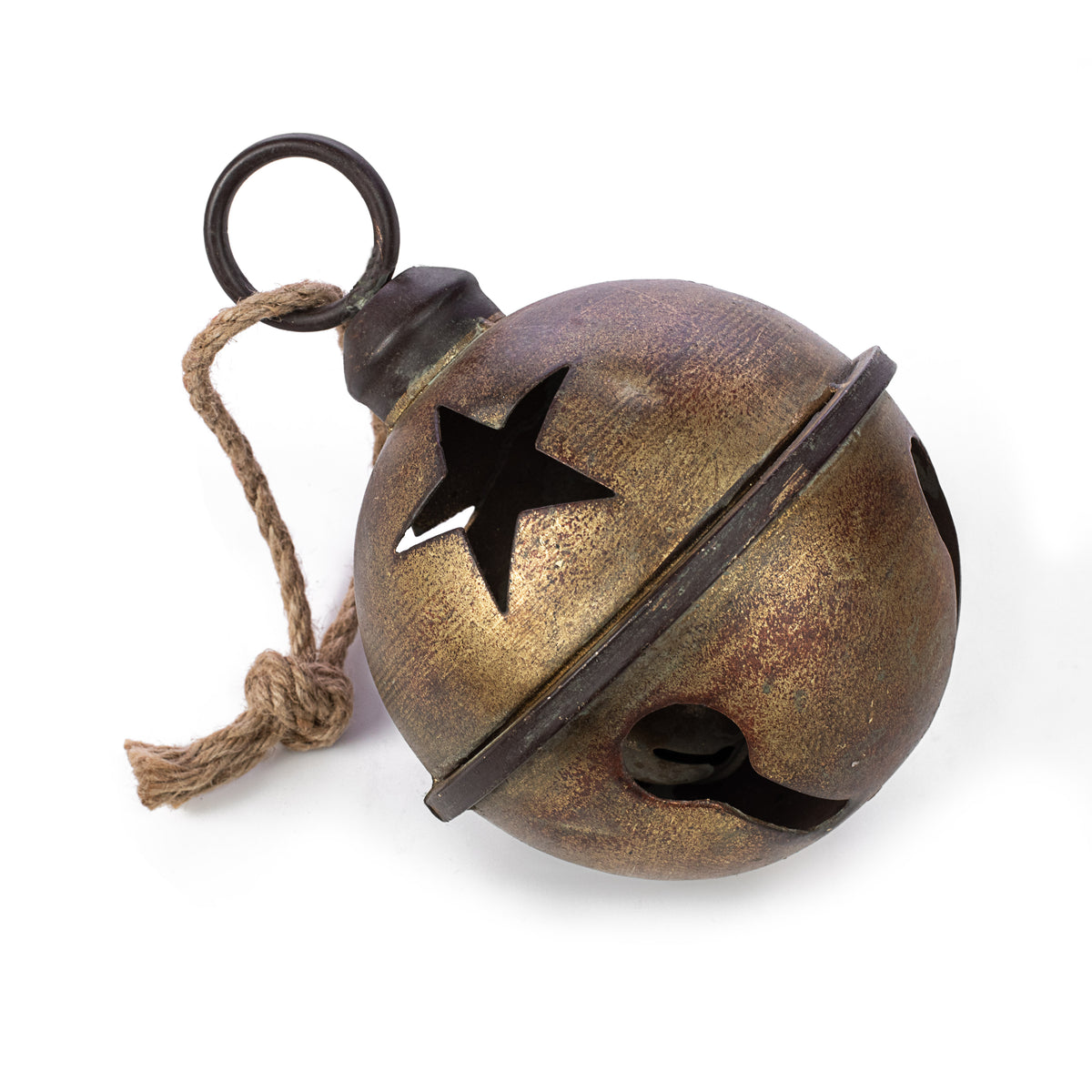 7" Jumbo Jingle Bell: Antique Rustic Gold Item Number: XC423841