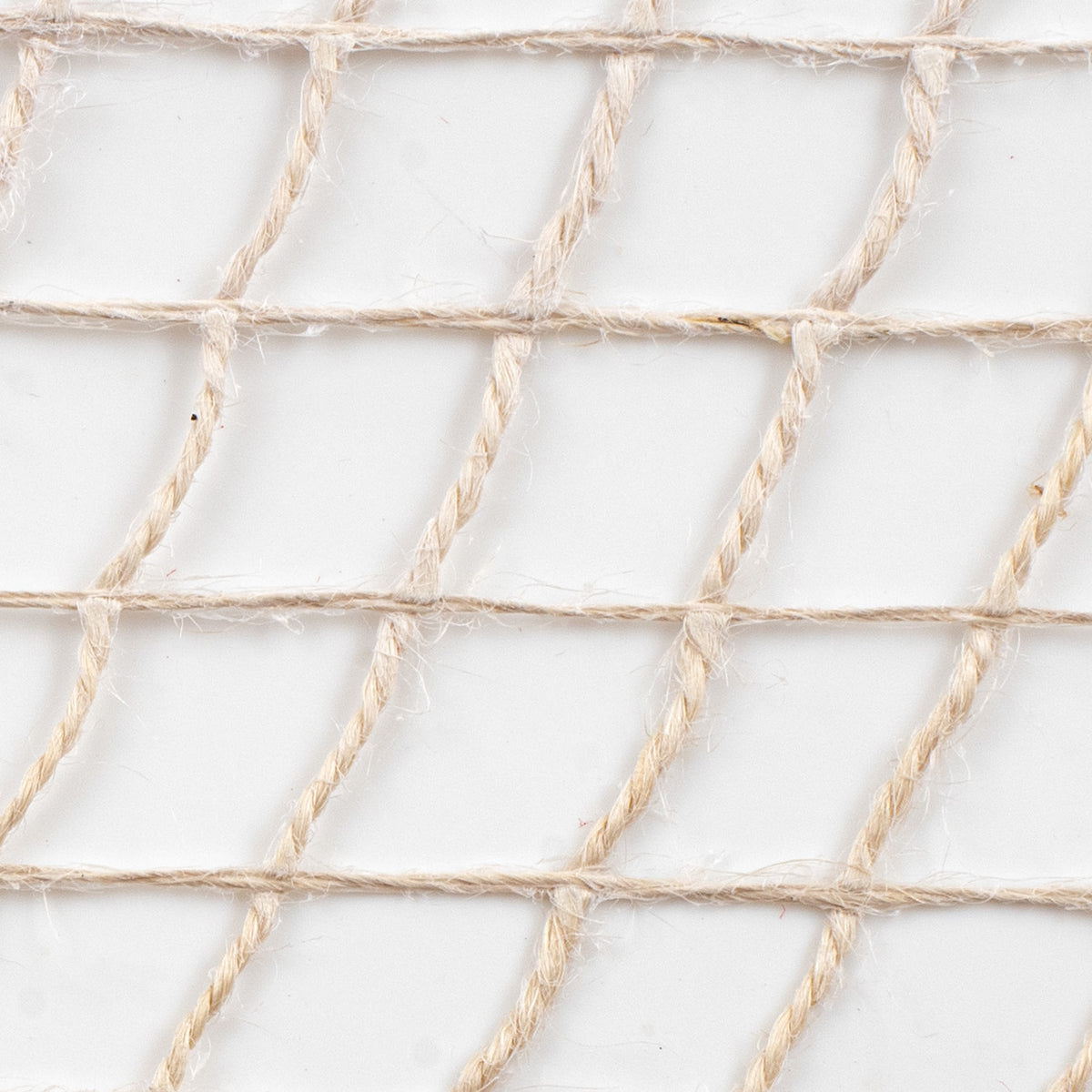 10" Jute Check Weave Mesh: Off White (10 Yards) detail photo 3