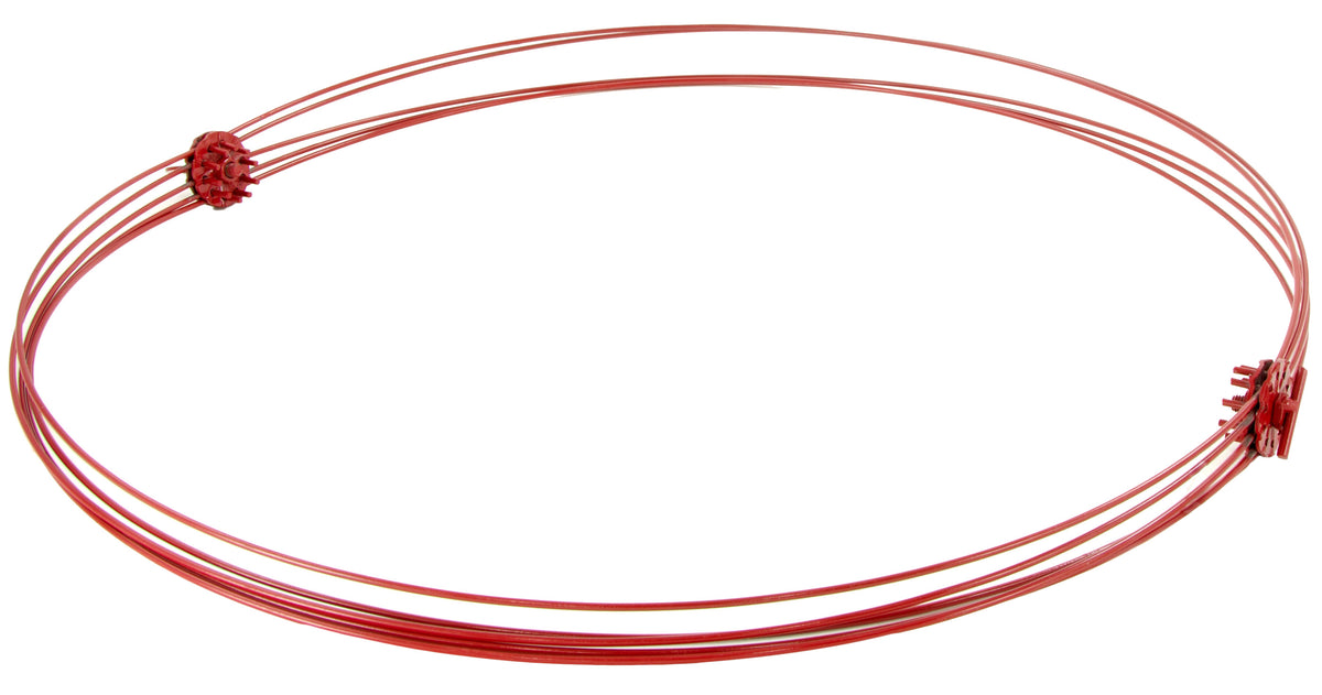 12" KD Wire Folding Ball: Red Lifestyle Photo