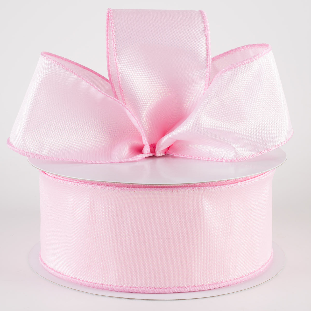2.5" Lala Iridescent Solid Ribbon: Light Pink (50 Yards) Lifestyle Photo