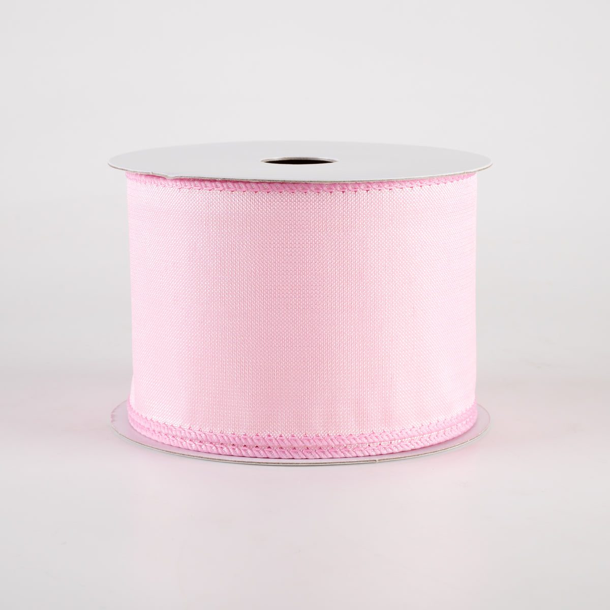 2.5" Lala Iridescent Solid Ribbon: Light Pink (10 Yards)