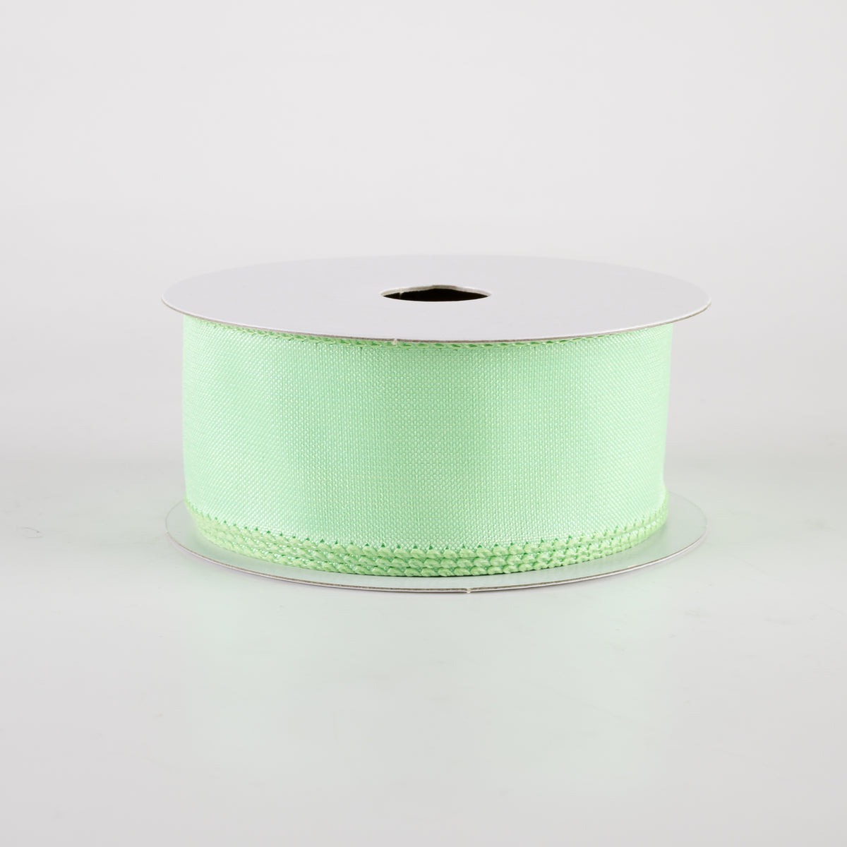 1.5" Lala Iridescent Solid Ribbon: Mint Green (10 Yards)