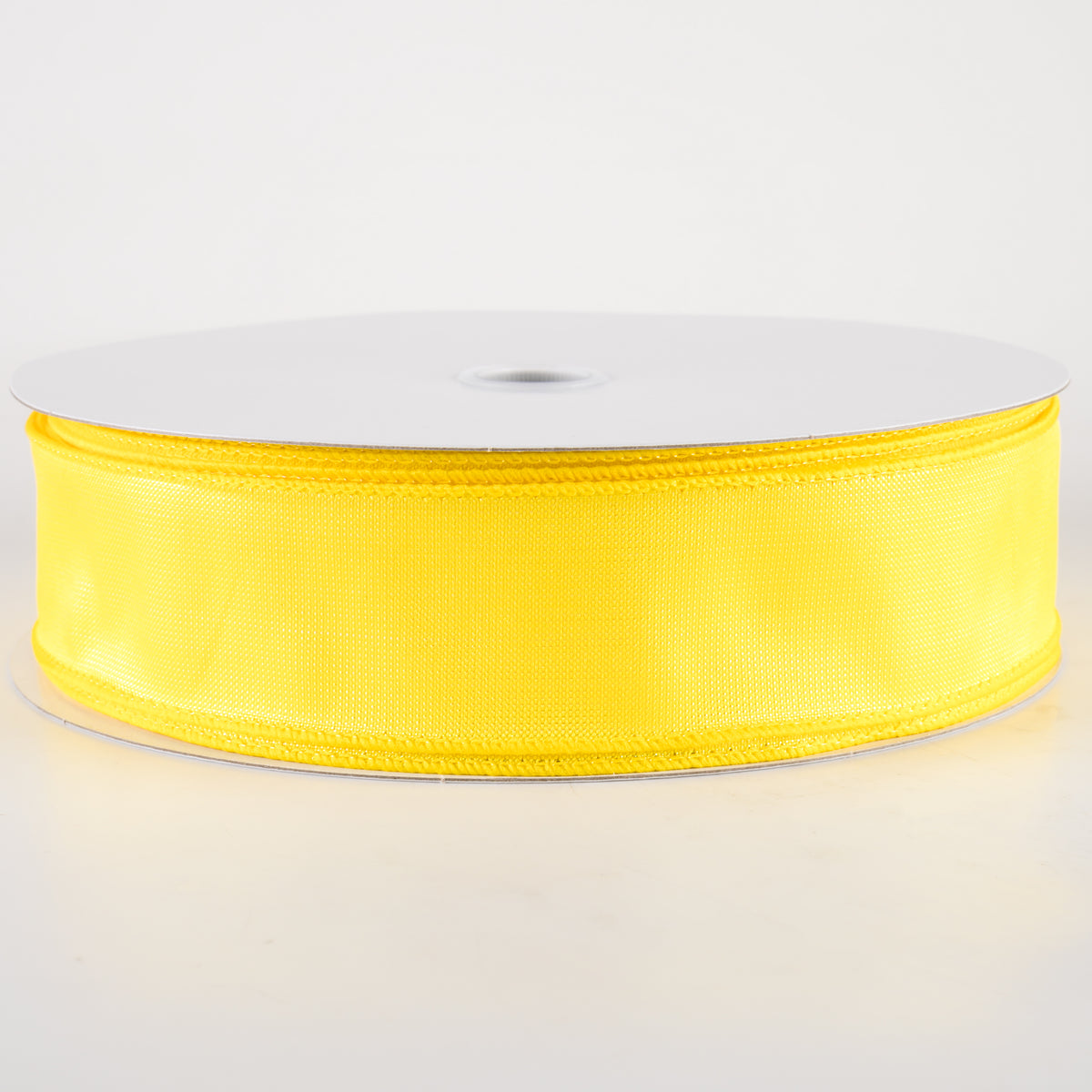 1.5" Lala Iridescent Solid Ribbon: Yellow (50 Yards)