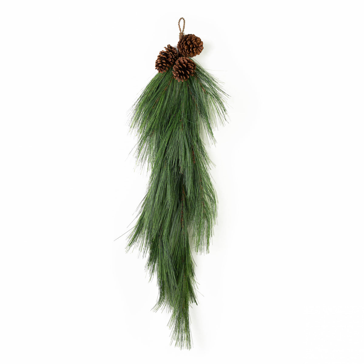 48" Long Needle Pine & Cone Teardrop Item Number: 241144