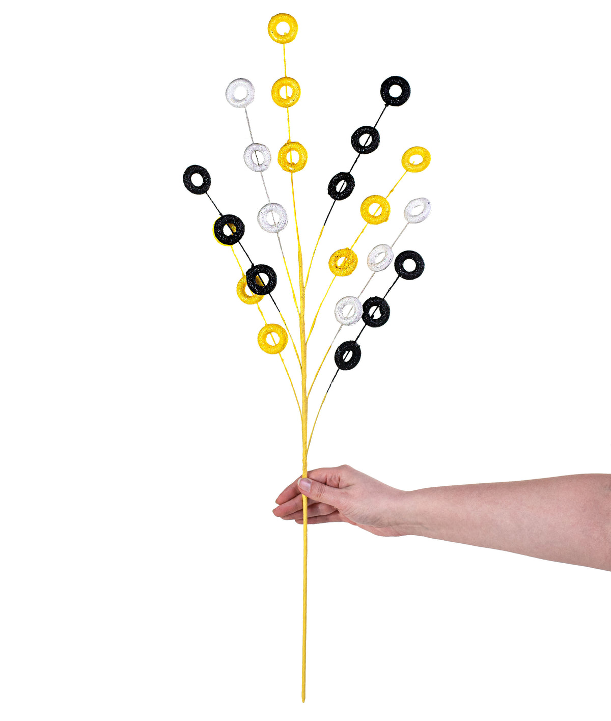 30" Loop Spray: Yellow & Black detail photo 3