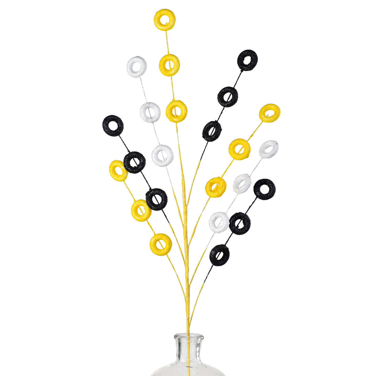 30" Loop Spray: Yellow & Black Item Number: 63119YWBK