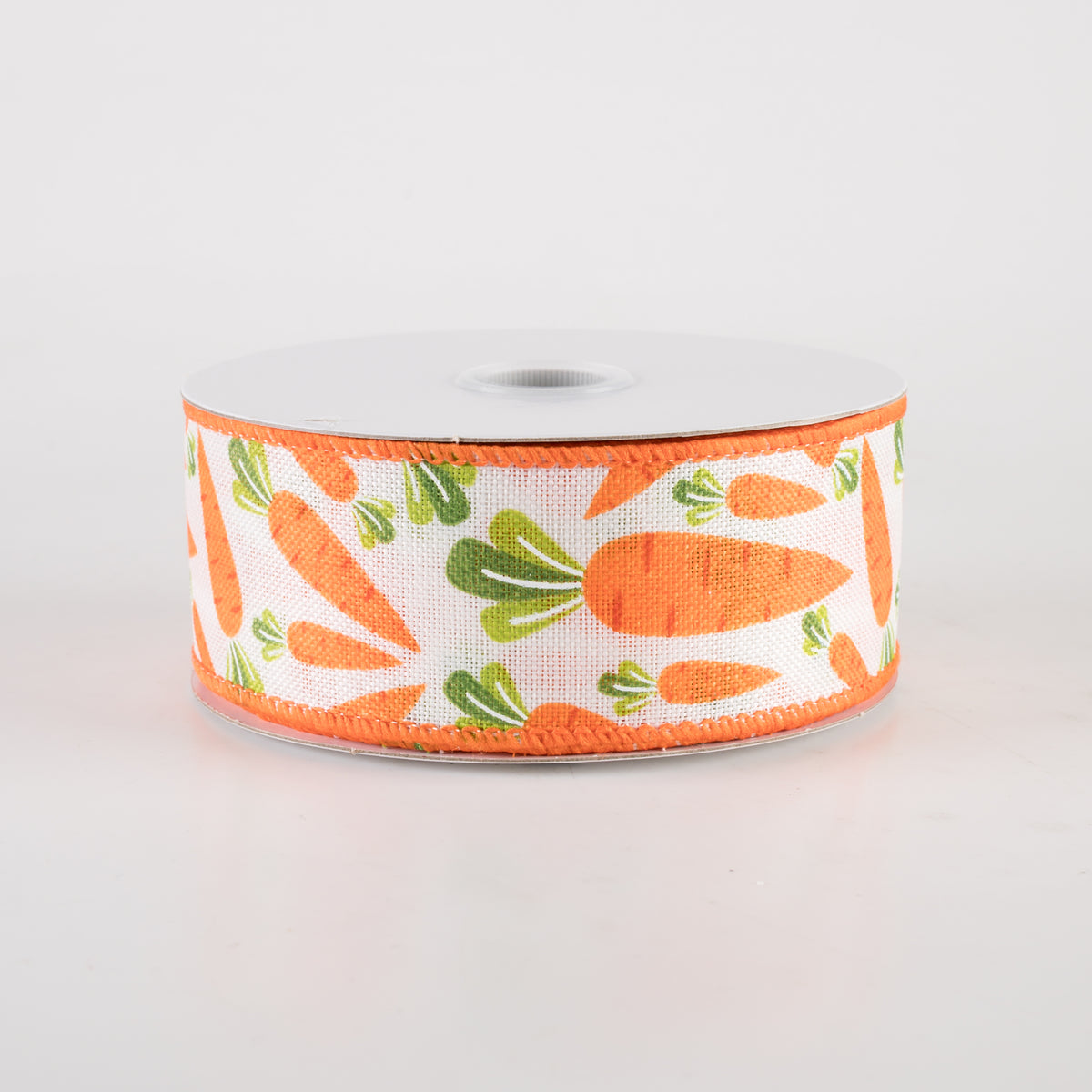 1.5" Lots of Carrots Linen Ribbon: Ivory (10 Yards) Item Number: 31404-09-19