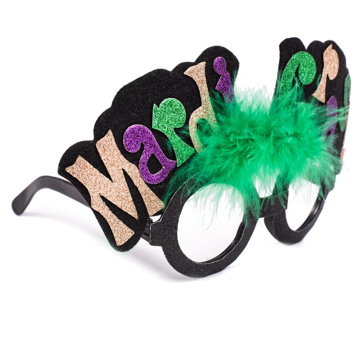 Mardi Gras Glitter Words Glasses Lifestyle Photo