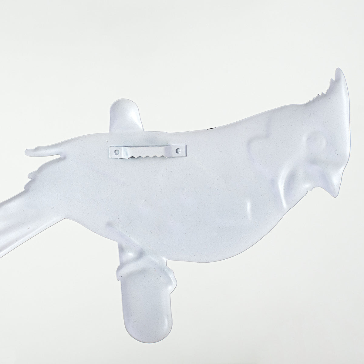 10.5" Metal Embossed Hanger: Cardinal On Branch detail photo 4